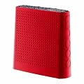 Bodum Bistro Knife Block, Red