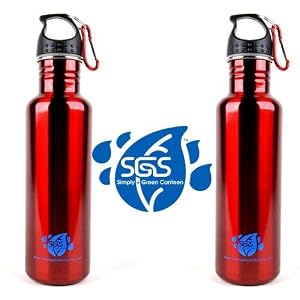Simply Green Solutions Stainless Steel 25oz Canteen Combo