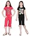 SINIMINI GIRLS COLOURFULL PLAIN CAPRI SET RS.697.00