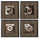 IMAGE OF Set of 4 Click Click Art Accents