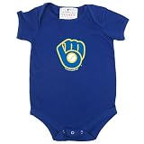 Milwaukee Brewers Newborn Logo Creeper by Pine Sports