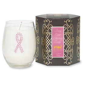 Primal Elements Sonoma Candle, Breast Cancer Awareness,11.5-Ounce Box