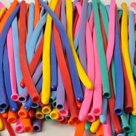 260q Pack Of 100 Large Mixed Coloured Professional Modelling Balloons - By Macallen