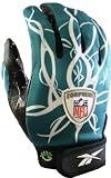 Reebok, NFL Equipment Receiver's Glove NFL Mayhem (Forest/White, Medium)