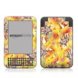 Wall Flower Design Protective Decal Skin Sticker for Amazon Kindle Keyboard / Keyboard 3G (3rd Gen) E-Book Reader - High Gloss Coating