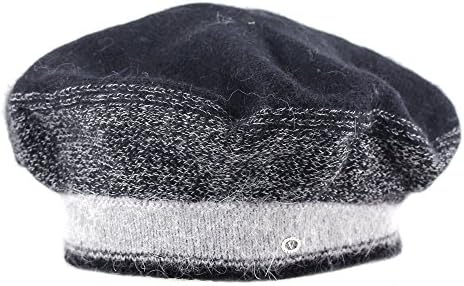 Fishka Women's Elegant Angora Hats Black