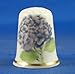 Porcelain China Collectable Thimble - Hyderangea Floral with Free Gift Box