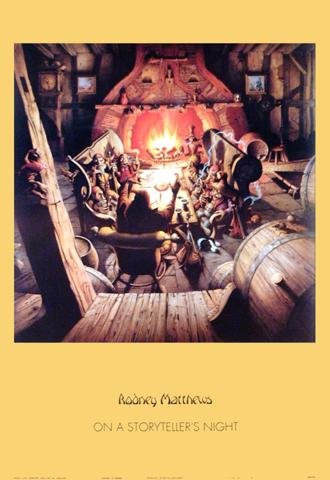 Posters: Rodney Matthews Poster - Fantasy - On A Storyteller&acute;s Night (34 x 24 inches)