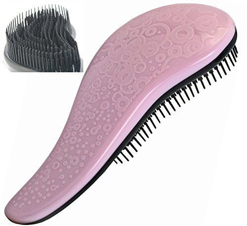 Detangling Hair Brush: Multi-height Bristles and Staggered Rows Unravel Tangled Hair
