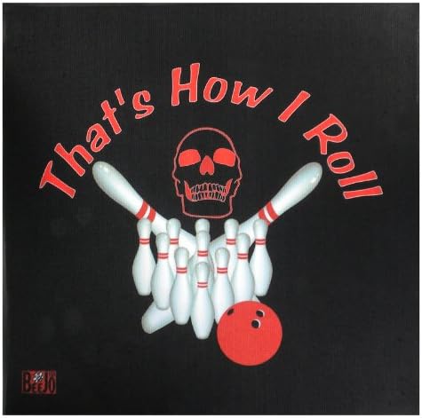Microfiber Bowling Towel "THE WAY I ROLL" RED by BeeJo