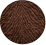 7'9" x 7'9" Round Momeni SERENSG-05TIG790R Tiger Color Hand Tufted Indian "Serengeti Collection" Rug