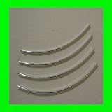 1989 89 GEO SPECTRUM CHROME DOOR EDGE TRIM MOLDING PROTECTORS 4 QTY OF 8 