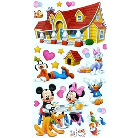 Mickey Mouse Stickers,Bedroom,Nursery,Kids Wall Decor