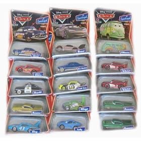 Disney Pixar Cars Supercharged 1:55 Die Cast Cars Assortment of 15 with Fillmore by Disney