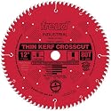 Freud LU88R012 Industrial Thin Kerf Fine Finish Crosscut Saw Blade 12 inch x 80t ATB 1 inch arbor Perma-Shield Coated