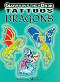 Glow-In-The-Dark Tattoos Dragons [GLOW IN THE DARK TATTOOS D -OS]