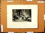 C1800 Scene Cromwell Conferring Lawyers Men Meeting