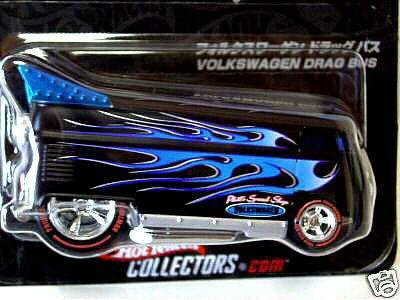 Hot Wheels Custom Car Show Volkswagen Drag Bus Osaka Japan BLACK Japanese 2007