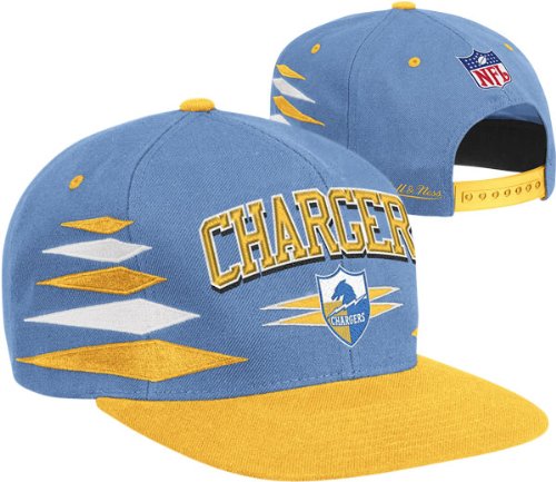 San Diego Chargers Mitchell & Ness Throwback Diamond 2 Tone Adjustable Snapback Hat