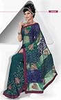 Wedding Partwear Embroidered Saree Sari-26006