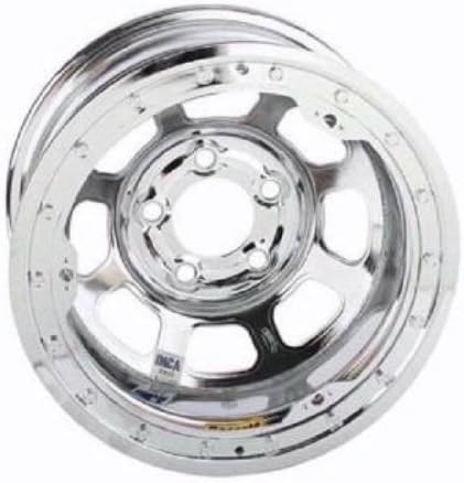 Bassett15" x 8", 5-on-5", 2 Off IMCA Chrome Wheel 58D52IC