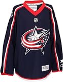 NHL Youth Columbus Blue Jackets Team Color Replica Jersey - R58Hwbbj (Navy, Large/X-Large)