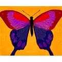 Brilliant Yellow Butterfly 16x20"
