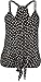 FULL TILT Dot Button Front Womens Tank