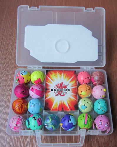 18 ZOOBLES + CASE + 18 METAL CARDS AMAZING GIFT Girl Bakugan
