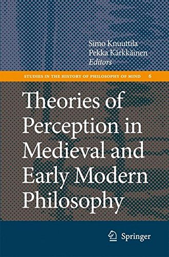Theories of Perception in Medieval and Early Modern Philosophy (Studies in the History of Philosophy of Mind)