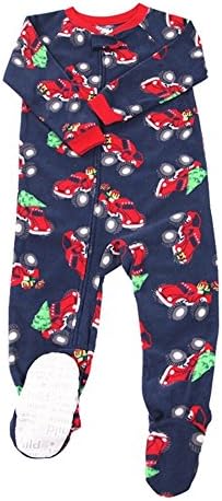 Tinswear New Arrival Kids Baby Boys Girls Footed Christmas Pajamas 18M Blue