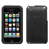 Apple Iphone 3g/3gs Carbon Fiber Snap-On Premium Hard Cover Case