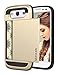 Vofolen Cover for Galaxy S9 Case Wallet Card Slot Holder Sliding Hidden ID Pocket Dual Layer Heavy Duty Protection Rugged Hard Shell TPU Bumper Armor Protective Case for Samsung Galaxy S9