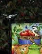 Butterfly Solar Garden Pole