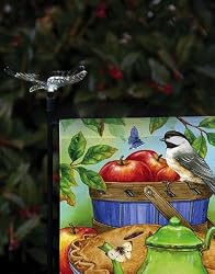 Butterfly Solar Garden Pole