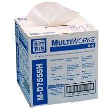 TaskBrand AP-D4803 White  All Purpose Cleaning DRC Wiper in Centerpull Dispenser Box (1 Box per Case)