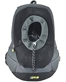 Wacky Paws Pet Backpack, Small, Black