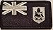 Bermuda Flag Embroidered Patch with Hook & Loop Morale Travel Emblem Black Border #5