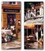 August Afternoon and La Petite Terrasse Set by George Botich 4"x10" Art Print Poster