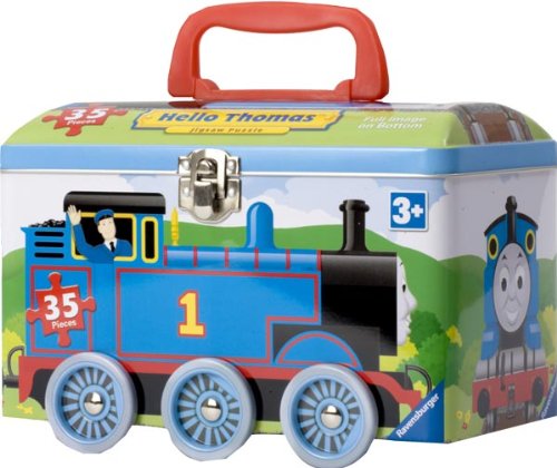 See Thomas & Friends: Hello Thomas - 35 Piece Puzzle in a Tin on Wheels