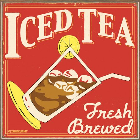 BJ Schonberg - Iced Tea II, Size: 24 x 24 Canvas Finish