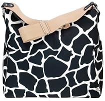 OiOi Hobo Baby Changing Bags - Black Giraffe Print