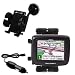 Electronics: Small picture for Magellan Roadmate 2000 Flexible Auto Windshield Holder with Car Charger Uses Gomadic TipExchange