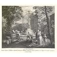 Seasons-Autumn Art Print Poster By Jean-Antoine Watteau, 21.5" x 19.25", with Black Wood Frame