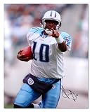 Mounted Memories Tennessee Titans Vince Young Autographed Pointing Photo