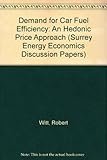 The demand for car fuel efficiency : an hedonic price approach