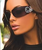 New ED HARDY EHS039 LOVE KILLS SLOWLY SUNGLASSES IN BLACK