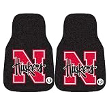 Nebraska Cornhuskers NCAA Car Floor Mats (2 Front)