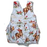 Baby Girls CHEYENNE Cowboy Print Bubble Jumper by Frogs Frills and Daffodils