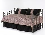 4pc Southern Textiles Jaguar Onyx Black Cheetah Leopard Print Daybed Comforter Cover Bedding Set